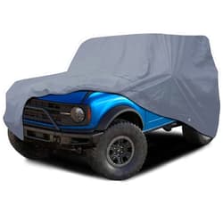 CARDIZ 5 Layer Car Cover – for International Scout II 1972-1980 SUV 2-Door Semi Custom Fit Waterproof Full Coverage Rain Snow All Weather Windproof Dust Scratch Resistant Outdoor Automobile