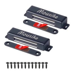 Mousike Magnetic Door Catch，70lb Stainless Steel Cabinet Door Magnets with Strong Magnetic for Kitchen Cupboard Wardrobe Closet Cabinet Door Drawer Latch (3.8