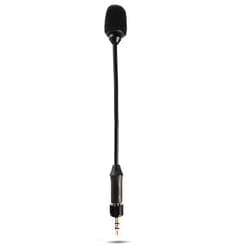 Movo MV-M101 Gooseneck Omnidirectional Lavalier Microphone- Compatible with DJI Mic/Rode Wireless Go Series Wireless Transmitters - Lapel Mic for Interviews and Content Creators (TRS 3.5mm)
