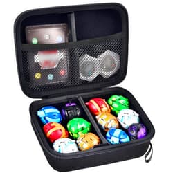 PAIYULE Case Compatible with Bakugan for Baku Gear Pack, Toys Organizer Storage for Bakucores Cards and Ultra Collectible Action Figures, Toy Container Holder for Bakugon Dragonoid Figure (Box Only) Black
