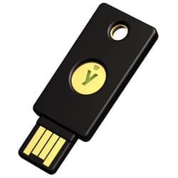 Yubico Security Key NFC by Yubico - Black - FIDO U2F and FIDO 2 only - Two Factor authentication Hardware Security Key