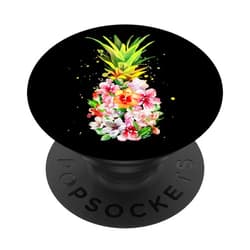 Lique Aloha Beach Pineapple Flowers Black Aloha Beaches Hawaiian Hawaii Gifts