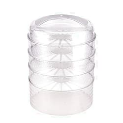 ISTOVO 5 Pieces/Set Insulation Kitchen Mushroom Cover More Layers Overlaid Food Canning Cover Multifunctional Food Cover