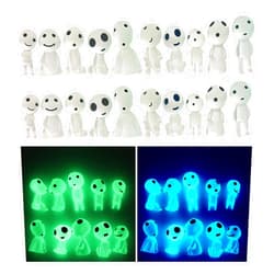 Oismys Glow in Dark Tree Elves Fairy 20Pcs Luminous Ghost Micro Landscape Accessories Garden Decoration Outdoor Patio Lawn Yard Fish Tank Potted Plants Kit