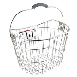 Sunlite Stainless Steel Quick Release Basket, 15.4 x 11 x 9, Silver