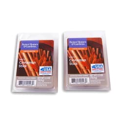 BHG Better Homes and Gardens Holiday Themed Scented Wax Cubes Bundle - Spicy Cinnamon Stick