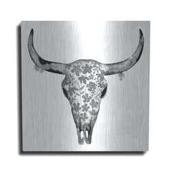 Luxe Metal Art 'Botanic Mount II' by Grace Popp, Metal Wall Art, 12