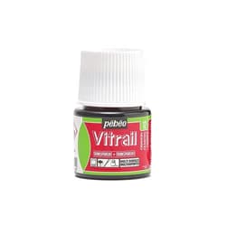 Pebeo Pebeo Vitrail Stained Glass Effect Glass Paint 45-Milliliter Bottle, Crimson,Crimson