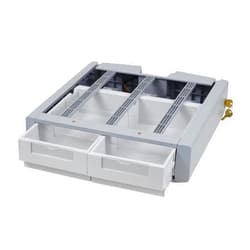 Ergotron Sv43/44 Supplemental Double Drawer.Attaches Under A Carts Primary Drawe