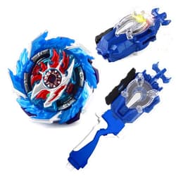 DYT Burst Super King B-160 King Helios .Zn 1B Starter Booster with Bey Battle Burst Sparking Launcher LR Left and Right Spin and Grip Spinning Top Toys Set