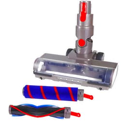 IRONSTAR Direct Drive Cleaner Head Turbine Floor & Carpet Tool for Dyson，Includes 1 Vacuum Cleaner Replacement Heads & 1 Floor - Brush & 1 Carpet - Friendly Brush, Compatible with V7-V8-V10-V11-V15