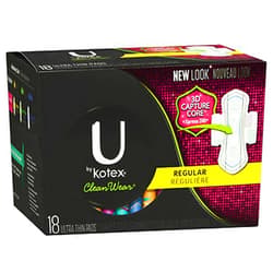 Kotex U by Kotex Ultra Thin Regular Maxi Pads 18