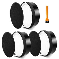 Colorfullife 3 Pack LV-H132 Replacement Filter Compatible with LEVOIT LV-H132 Air Purifier Filter Replacement, H13 True HEPA Filter, Activated Carbon Filter, Pre Filters, Part # LV-H132-RF