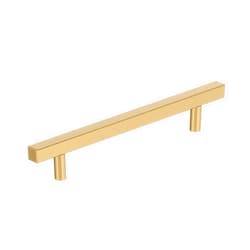 Amerock 10BX37178CZ | Champagne Bronze Cabinet Pull | 6-5/16 inch (160mm) Center-to-Center | 10 Pack | Bar Pulls Square | Furniture Hardware
