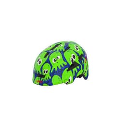 Giro Scamp II Cycling Helmet - Youth Matte Midnight/Bright Green Inke Small
