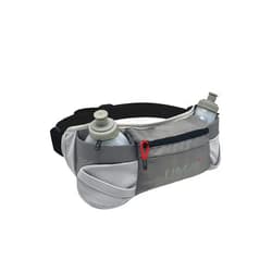 Umai Running Hydration Belt, Hydration Running Bottle Belt, Running Belt with Water Bottles, Trail Hydration Running Belt, Hydration Belt for Running Women and Men (Grey)