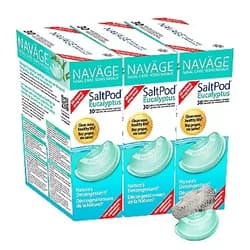 Navage Eucalyptus SaltPod Bundle: 3 Eucalyptus SaltPod 30-Packs (90 SaltPods)