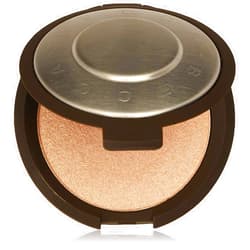 BECCA Shimmering Skin Perfector Pressed Highlighter, Champagne Pop for Women, Soft Gold with Peachy-Pink Pearl, 0.28 Oz