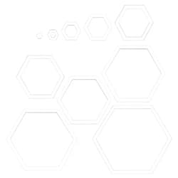 BENECREAT 10 Sizes Hexagon Quilting Template, Acrylic Intricate Sewing Machine Ruler, Transparent Pressure Plate Router Template for DIY Hand Patchwork Cutting Craft