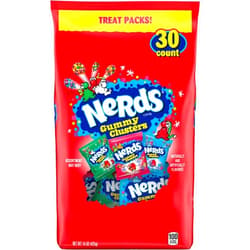Nerds Gummy Clusters Holiday Assorted Treat Pack, 15 oz, 30 Count