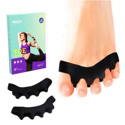 Welnove Toe Separators Bunion Corrector - 8 Pcs Gel Toe Straightener to Restore Hammertoes to Their Original Shape for Women Men