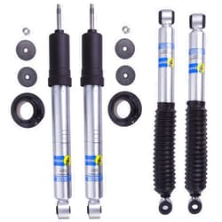 TrendsAuto Bilstein 5100 Series Set of Front Ride Height Adjustable Shocks & Rear Monotube Shocks for 1996 2004 Tacoma 4WD with 1-1.5
