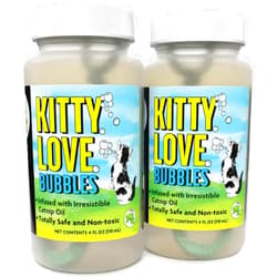 Atomic Bubbles Kitty Love Bubbles: 2 Pack Catnip Scented - 4oz Bottles, Catnip Infused Long Lasting Bubbles for Cats, Non-Toxic & Allergen-Free, Combine Toy & Treat