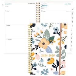 Heveboik 2025 Planner - A5 Weekly & Monthly Planner from January 2024 - December 2025, Planner 2025 with Flexible Cover, Tabs, Inner Pocket, 6.4