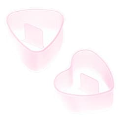 KALIONE 2pcs Triangle Onigiri Mold Heart Rice Ball Mold Heart, Rice Triangle Mold, Pink Sushi Press Mold, Onigiri Mold Sushi Making Kit, Triangle Sushi Gadgets Riceball Molder