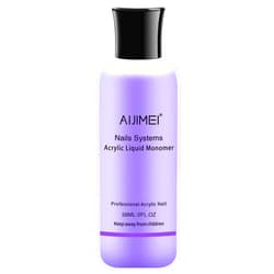 AIJIMEI Acrylic Monomer Acrylic Liquid 58ml 2OZ Acrylic Liquid Monomer For Acrylic Powder Acrylic Nail Liquid Monomer For Acrylic Nails Powders & Liquids Acrylic Nail Powder And Liquid