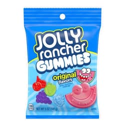 JOLLY RANCHER Assorted Fruit Flavored Gummies Candy, Movie Snack, 5 oz Bag