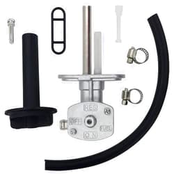 Earlyred Fuel Petcock Switch Valve with Lever Screw for Yamaha Kodiak Grizzly 400 450 YFM400FA YFM450FA YFM400 YFM450 2WD 4WD Fuel Tank Shutoff Valve Lines Parts 5GH-24500-10-00 ‎1NS-F4524-00-00