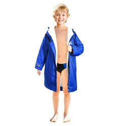 Catalonia Swim Parka with Hood, Lightweight Youth Surf Swim Jacket, Waterproof & Warm Sherpa Lined Swim Coat