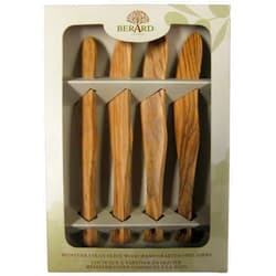 Berard Set of 4 Olivewood, 7in /17.5cm Spreader, Wood