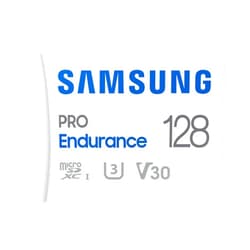 SAMSUNG PRO Endurance 128GB MicroSDXC Memory Card with Adapter for Dash Cam, Body Cam, and Security Camera – Class 10, U3, V30 (‎MB-MJ128KA/AM)