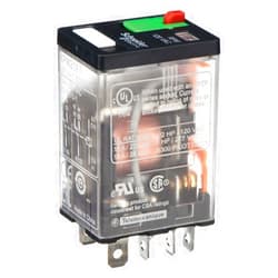 CAI - SCHNEIDER ELECTRIC Schneider Electric 120VAC, 8-Pin Square Base General Purpose General Purpose Relay; AC Contact Rating: 15A @ 277V