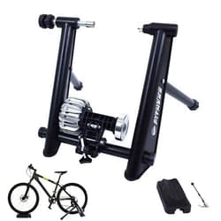 Fitvids Bike Trainer Stand Steel Bicycle Exercise Fluid Magnetic Stand with Front Wheel Riser Block,Multiple Options
