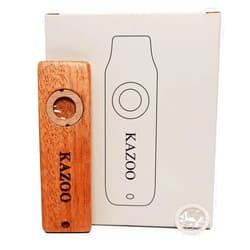 Fartime Wooden Kazoo With Lanyards,Kazoo Flute Diaphragms And A Beautiful Gift Box-Musical Instruments.(Wood color)…