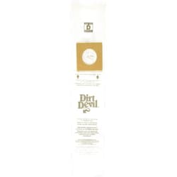 Hoover Dirt Devil Type D Vacuum Bags (3-Pack), 3670147001,White