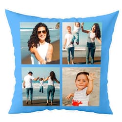 Fabric Textile Products Custom Pillow - USA Made - Personalized Pillows with Picture Collage - Throw Pillow - Personalized Gift - Grandparent & Couples Gifts - Pet Pillow - Kids Pillows (16