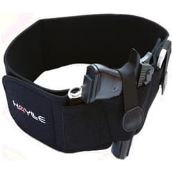 KAYLLE XL Belly Band Holster for Concealed Carry - Neoprene Elastic Inside Waistband Gun Holster - Fits Up 45'' to 55