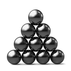 Anzmtosn Fidget Magnet Desk Toy for Adults, Large Magnets 10 Hematite Magnetic Stones, Neat Polished Magnets for Home Office, Refrigerator Magnetic Fidget Desk Toy for Stress Relief Autism Anti Anxiety