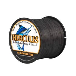 HERCULES Cost-Effective Super Cast 8 Strands Braided Fishing Line 10LB to 300LB Test for Salt-Water,109/328/547/1094 Yards(100M/300M/500M/1000M),Diam.#0.12MM-1.2MM,Hi-Grade Performance,Variety Colors