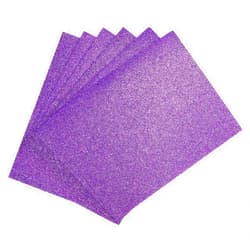 MECCANIXITY EVA Foam Sheets Glitter DArk Purple 10.8 Inch x 8.5 Inch 2mm Thick Crafts Foam Sheets for Costumes, Arts and Crafts Projects Pack of 15