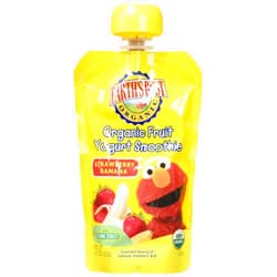 Earth's Best Sesame Street Fruit Yogurt Smoothies - Strawberry Banana - 4.2 oz - 6 pk