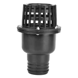 Hyuduo Water Pump Foot Valve Black PVC Low Pressure Flat Check Valve Black 1.5in 2in 2.5in 3in 4in Optional for Fluid Machine Industrial Garden(2.5in)
