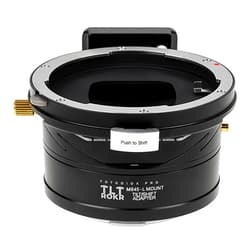 Fotodiox Pro TLT ROKR - Tilt/Shift Lens Mount Adapter Compatible with Mamiya 645 (M645) Lens to L-Mount Alliance Mirrorless Cameras