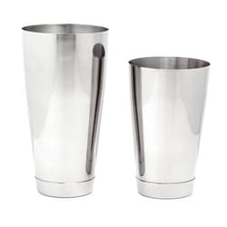 The Art of Craft Boston Shaker Set: Two Piece 18oz and 28oz Weighted Stainless Steel Professional Bartender Cocktail Shaker Tins