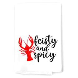 Handmade Funny Novelty Bath Hand Towels | Crawdad | Cajun Crawfish Bayou Summer Southern Decor | Hilarious Adult Crude Humor Home House Warming Wedding Gift Present