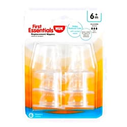 Gerber First Essentials Silicone Nipples, Fast Flow, 6 ct